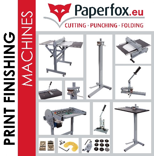 Print finishing machines